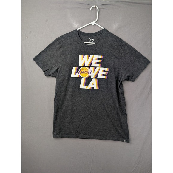 47 Brand Other - 47 Brand Los Angeles Lakers We Love LA T-Shirt Mens XL Gray NBA Basketball